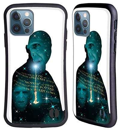Head Case Designs Officially Licensed Harry Potter Voldemort Yew Wand Deathly Hallows XXXVIII Hybrid Case Compatible With Apple iPhone 12 / iPhone 12 Pro