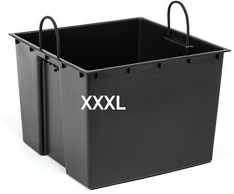 Lamela Pflanzeinsatz für den Topf mit Griffen Quadratisch Eckig Größe XXXL 36,5 x 36,5 x 28 cm