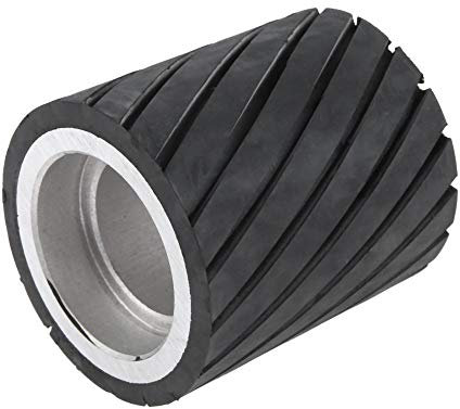Amoladora de banda de goma de aluminio Rueda de contacto Juego de banda de lijado abrasivo Pulido Rueda de lijado de pulido 70 * 50 mm 80 * 50 mm 70 * 80 mm, 70x80 mm