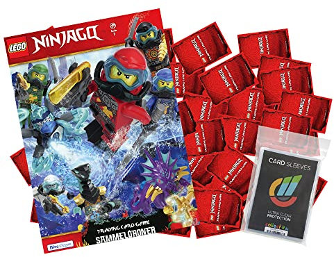 LEGO Ninjago - Serie 7 Trading Cards - Komplettsatz(256 Karten) + Sammelmappe