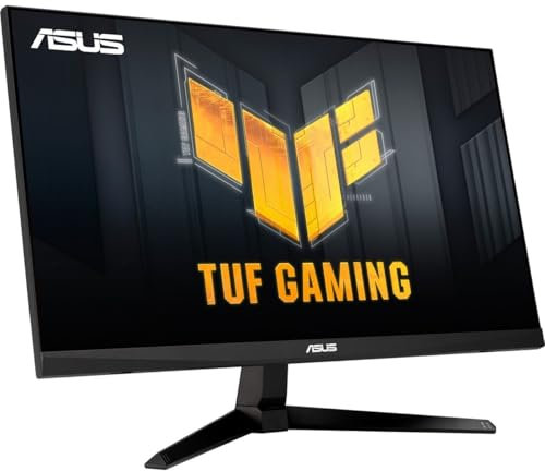 ASUS Moniteur Gaming TUF Gaming VG246H1A – 24 Pouces Full HD (1920 x 1080), IPS, 100Hz, 0,5 ms MPRT, Extreme Low Motion Blur™, FreeSync™, Displaywidget Lite