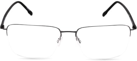 Rodenstock Quadratisch Titan Brillen in Schwarz für Herren, Brille mit Sehstärke, optional mit Sonnenbrillen tönung oder Blaulichtfilter (Modell R7142)