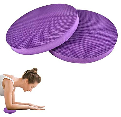 Yoga Knieschoner, 2 Stück Yoga Kniekissen 15mm, Pilates Yoga Kniepolster, Tragbare Trainingspolster für Knie Ellbogen Handgelenke Hände Kopf, Fitness Knieschoner für Zuhause Büro Reise