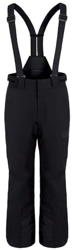 Emporio Armani EA7 Salopette - Pantalone Tecnico da Sci in Tessuto Tecnico PROTECTUM7, 6DPP27 (Nero, XL)