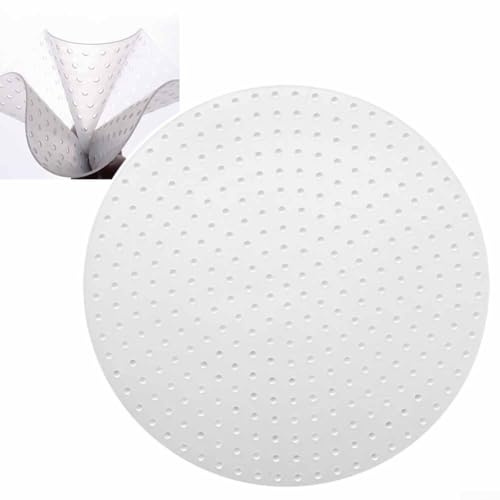 Eawfgtuw Silikon-Dampfgarer-Matte, 18–40 cm, wiederverwendbar, antihaftbeschichtet, Dampfgarer, für Dampfkorb, Kochen, Gemüse, Reis, Dim Sum(28 cm)