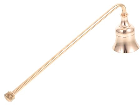 MUELODSIC Kerzenlöscher mit Langem Griff Aluminium Langlebig Kerzenzubehör für Duftkerzen Teelichter Aromatherapie Sicher und Effizient Dochtlöscher Geschenkidee für Kerzenliebhaber