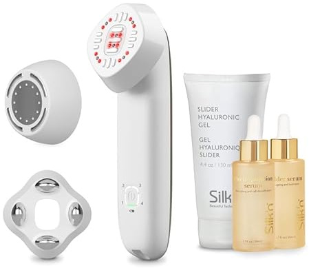 Silk'n FaceTite MultiPlatform Booster Kit de rajeunissement de la peau - Promo pack: 2 sérums & tête supplémentaire inclus - Pour une peau plus ferme et moins de rides - Technologie LED et infrarouge