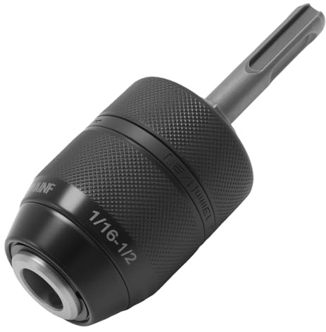MospdyGear SDS Plus Schlüsseloser Bohrfutter, 2-13 mm, 1/2 Zoll x 20UNF, Schnellwechseladapter für Schlagschrauber