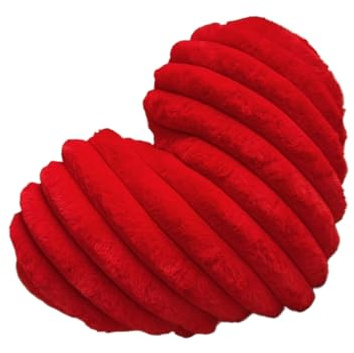 Genérico Cojines Decorativos - Suave y Cómodo Cojín de Peluche en Forma de Corazón | Almohada De Corazón para Dormitorio,para Decoración De San Valentín En Sofá Dormitorio Y Habitación
