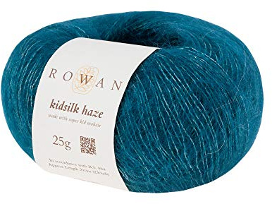 Rowan Z012000-00671 Handstrickgarn, 70% Mohair, 30% Seide, Peacock, onesize