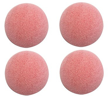 Tornado Official Foosballs Tournament Balls Commercial Quality - Play Like The Pros (4 Balls, Red)