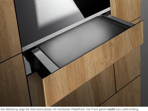 KÜPPERSBUSCH Wärmeschublade, Schwarz, Vollintegrierbar, Push&Pull-Öffnung, Induktion, 14 cm Höhe, 30-80°C Temperaturbereich