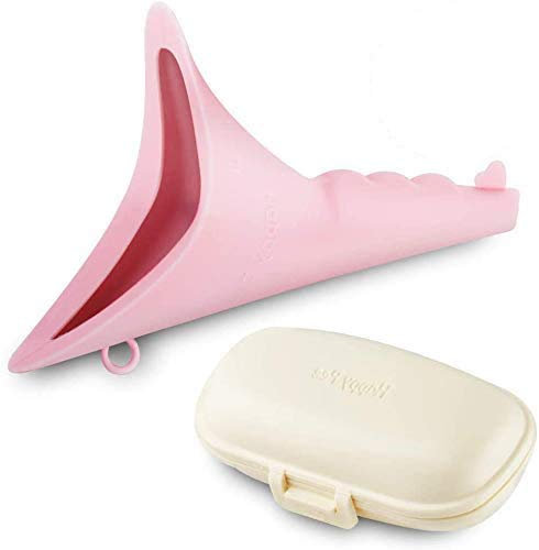 SUPEROK Urin-Topf,Tragbares Urinationsgerät für Frauen - Lässt Dich im Stehen pinkeln ，Festival Reise Camping WC-tragbar Frau Urinieren Gerät Trichter, wiederverwendbarer(Pinkelhilfe)