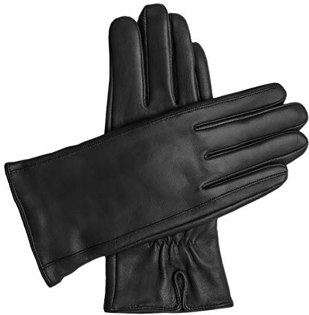 Downholme Vegane Lederhandschuhe für Damen