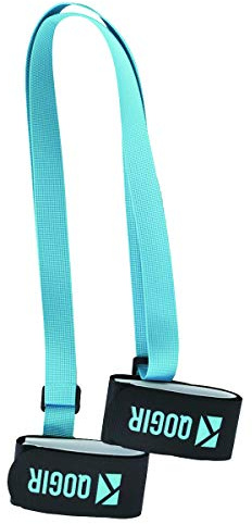 QOGIR Ski and Pole Carrier Strap 1 Pack, Adjustable Size Great for Men, Women and Kids