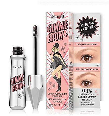 Benefit Gimme Brow Volumizing Fiber Gel # 3 Medium Neutral 0.1 Ounce