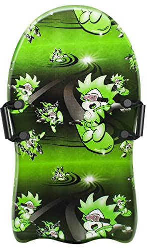 AQUARM Foam Snow Sled for Kids with 2 Sturdy Soft Handles & Slick Bottom, Toboggan Perfect for 3+ Years Old Boys Girls Winter Outdoor Sport Fun (36 inch)
