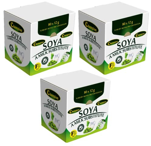 SOYA Milk Substitute 240 Pots Vegan Dairy-Free from Great British Trading