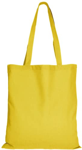 TEXXILLA 10er | 25er | 100er Pack Baumwolltasche - 28 Farben | mit Zwei Langen Henkeln | 38x42cm | Jutebeutel | Einkaufstasche | unbedruckt