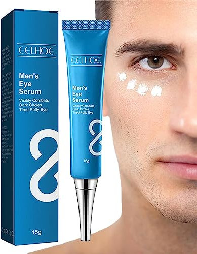 Crema per gli occhi da uomo, 0,5 once, crema per gli occhi, crema idratante contro le occhiaie, prodotto per la cura degli occhi