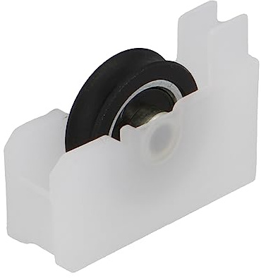 Amig - Cuscinetto Finestra Scorrevole | Set di 2 unità | Dimensioni 38 x 27 mm | Custodia in Nylon con Cuscinetti a Sfere | Progettato per Finestre Scorrevoli | Colore Bianco