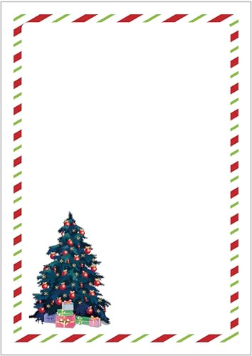 Briefpapier Wichtel DIN A4 - Papier Weihnachten - 20 Blatt - Motiv Nr. 064 | 120g/m²
