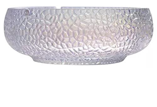 GLigeT Cendrier Cendrier en Verre Anti-vol Cendres Grand Circulaire ménage Salon Chambre étude Cigarette Cigare cendrier Simple atmosphérique Bureau cendrier cendrier pour Cigarettes (Color : 004)