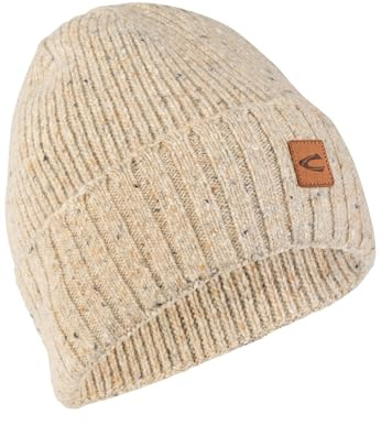 camel active Herren Beanie mit hochwertiger Merino- und Alpakawolle