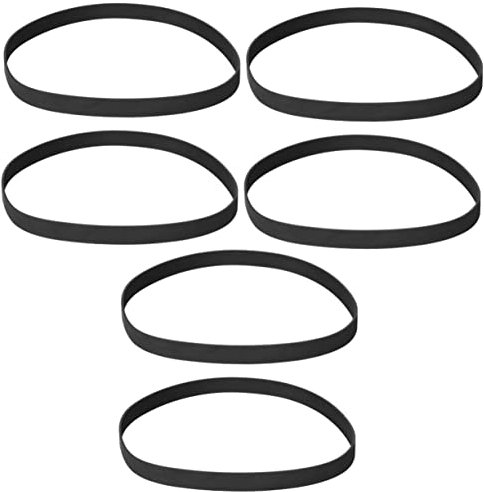 Uonlytech 6 Stück Robuster Kassettenbandriemen 5 Mm Breite 65 Mm Durchmesser Mix-plattenspielerriemen -Riemen -antriebsriemen Schwarzer Recorder-Riemen