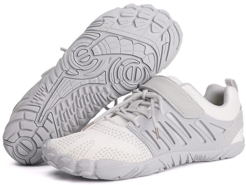 MIFAWA Barefoot Shoes Men Wide Toe Water Shoes Zero Drip Gym Workout Weight Lifting Cross-Trainer Running Hiking