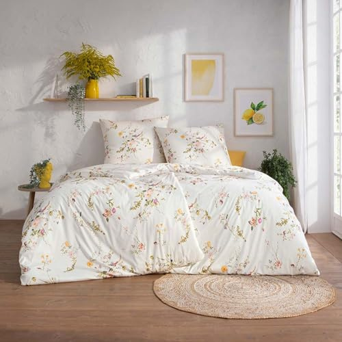 Estella Mako Interlock Jersey Bettwäsche Leoni Multicolor 1 Bettbezug 135 x 200 cm + 1 Kissenbezug 80 x 80 cm