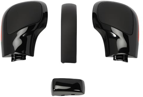 AUROLYNNE Leder Schaltknauf Abdeckung Kit für Golf 6 7 R GTI B7 B8 CC R20 MK6 GLI