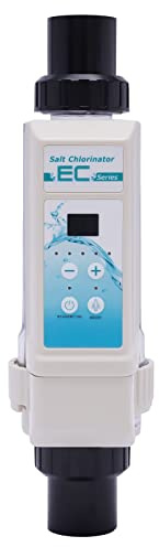 Générateur de chlore salé pour piscine - Chlorinateur d'eau salée - Pour appareils de désinfection de piscine avec technologie d'électrolyse au sel pour piscines et bains thermaux - Teneur en chlore 8