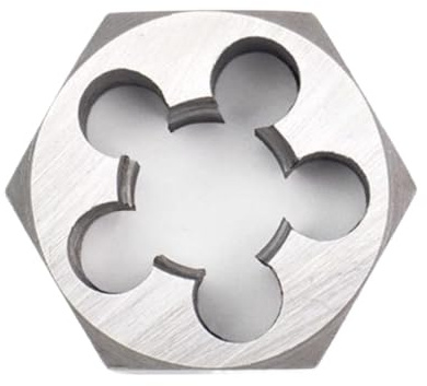 Filiera for filettatura esagonale UNF precisa da 1/4 a 9/16 - Utensile for rubinetti for tubi 'acqua destrorso for manutenzione e riparazione(3/8x24)