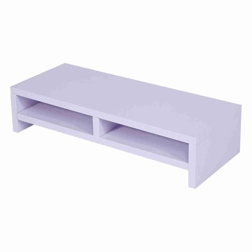 Generic Monitor Riser Durable Wooden Particle Board Screen Platform for Home Desk Office White 19.7 X 7.9 X 4.6inch