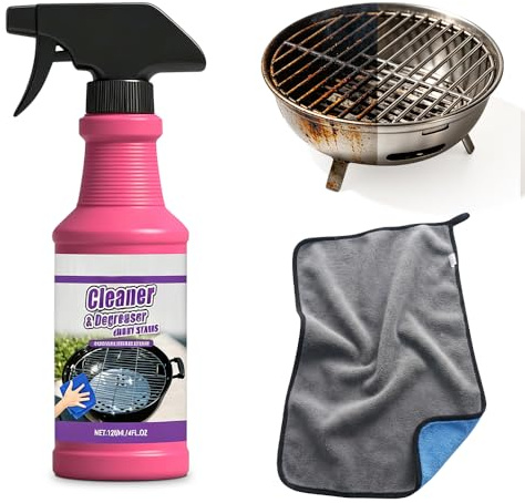 Pulitore Griglia Barbecue, 2026 New Pulitore Griglia Barbecue Elettrico, Spray Sgrassante per Forno Cucina Piastre di Cottura Teglie da Forno Stoviglie (1pcs)