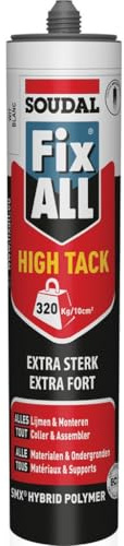 Kleber Soudal 'Fix All High' Tack,Grau 290ml