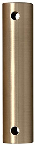 Fanimation 12-inch Ceiling Fan Downrod - Brushed Satin Brass