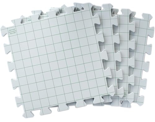 Boye Lot de 4 Planches de Blocage pour Point d'aiguille, Tricot et Crochet, l x 30,5 cm L, Gris