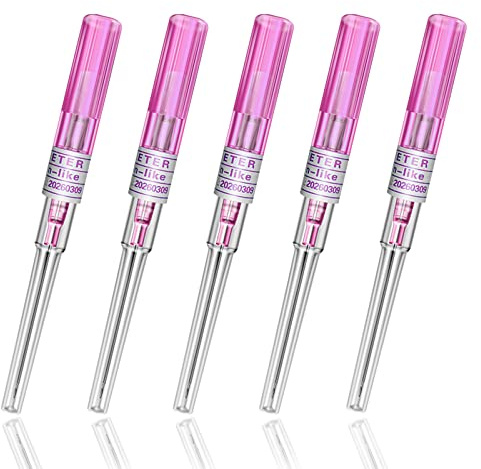 SOTICA Piercing Nadeln 5PCS 20-Gauge-Piercing-Nadeln IV-Katheternadeln zum Piercings Werkzeug zum Piercingzubehör Piercing-Kit (20G)