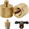 Vite adattatore da 3/8-16 femmina a 1/4-20 maschio, 2 pz, filettatura riduttrice da femmina a maschio, manicotti riduttori, adattatore a vite, vite per treppiede, luce, accessori per fotocamere