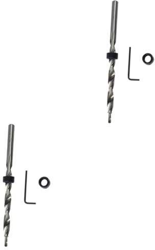 Housoutil 2pcs Countersink Drill Bit Set Woodworking Hole Countersunk Head Drill Wood Hole