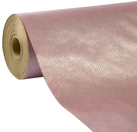 Clairefontaine 507577C Rolle Geschenkpapier 50x0,70m 60g Perlmuttrosa