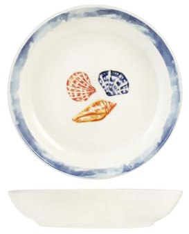 H&H Set 12 Piatti Fondi Playa Cm20,5