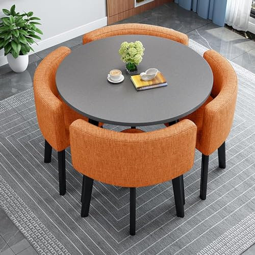 Clubtisch für den Empfangsraum im Büro, Couchtisch für Geschäftskonferenzräume, platzsparender Kleiner Besprechungstisch, runder Empfangstisch für das Büro, kombinierter Büro-Lounge-Tisch (G