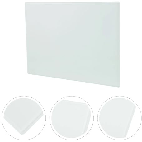HUWOYG Tabla de Cortar de Vidrio, utensilio de Cocina, tableros de Frutas Transparentes, Estera pequeña for cocinar, Picar for Herramienta para Restaurantes Y Banquetes