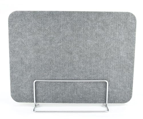 SBJKLYRN Sécateur de Jardinage, Lot de 4 Panneaux acoustiques de confidentialité autoportants en Feutre, cloisons de Bureau, antibruit, for Salle de Classe(Grey,40 * 60cm with Bracket)