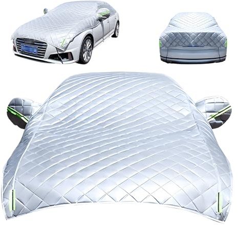 L.StarryIsland Bache Voiture de Protection Anti-Grêle, Renforcée Protection Contre la Grêle,Bache Voiture Exterieur, la Neige, Le Gel et Les UV Housse Universelle pour Voitures, SUV et Tous Véhicules