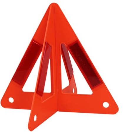 Wimnqie Warndreieck Kfz Faltbar Reflektierend Warnschild 2 Stück Fahrzeug Warndreieck, Reflektierendes Verkehrszeichen Mit Rutschfester Basis Für Familien Outdoor Reisen Camping & Autonotfallset