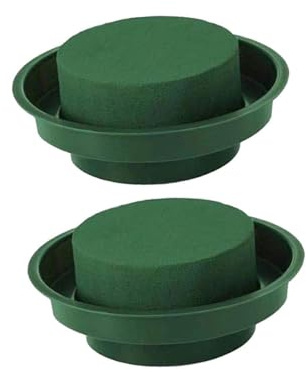 BESTonZON 12 Piezas Barro Absorbente De Agua Para Arreglos De Flores Redondos Cuenco De Barro Para Plantas Para Centro De Mesa Bodas y Fiestas